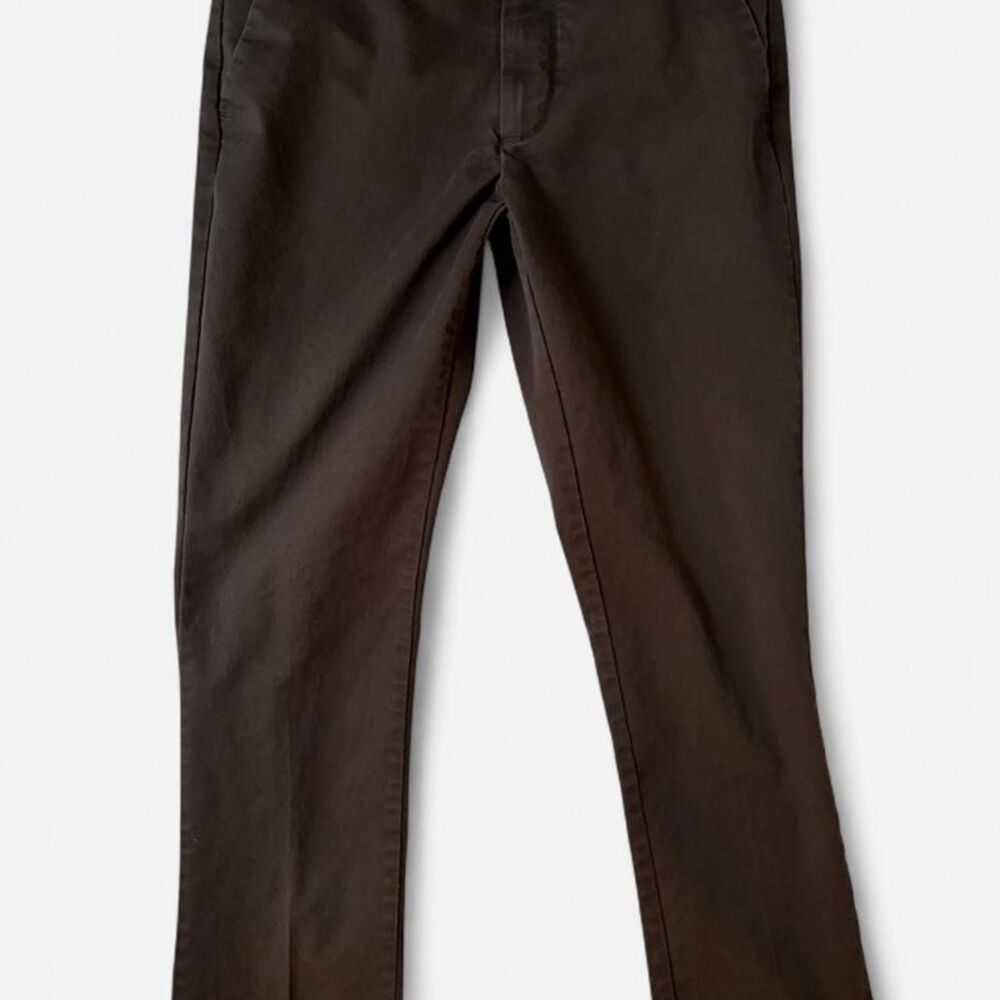 Izod Men's Brown and Grey Trousers